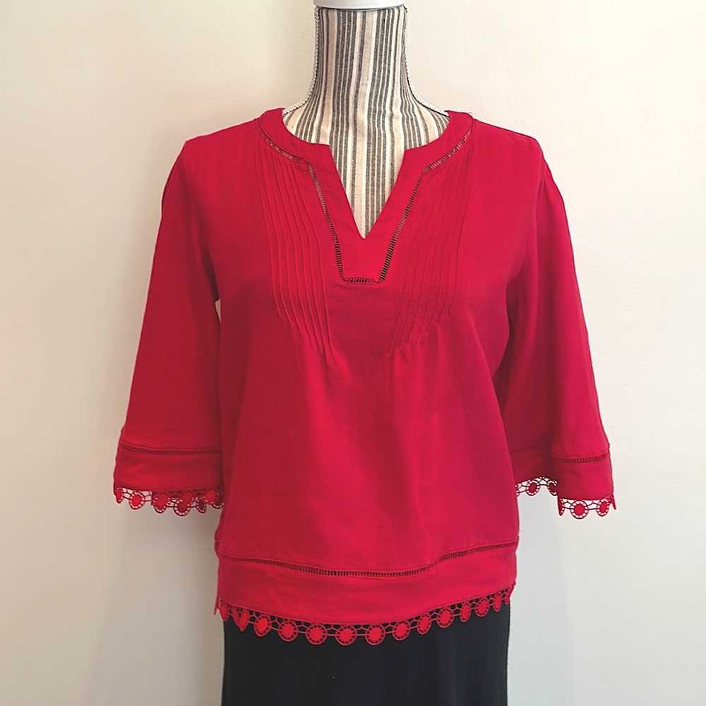 Lauren by Ralph Lauren Linen top
